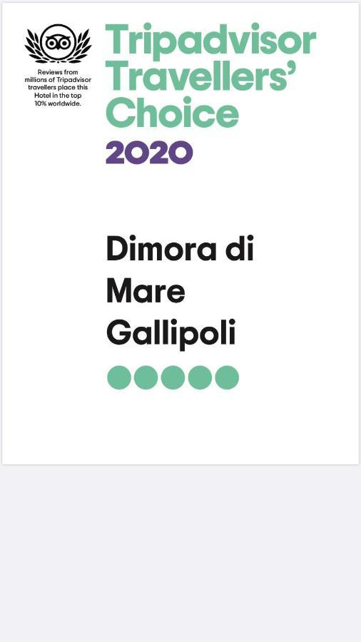 Dimora Di Mare Gallipoli Esterno foto